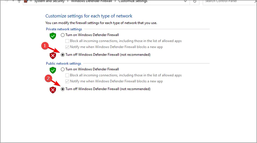 REVISIÓN: las aplicaciones de Windows 10/11 no se conectan a Internet