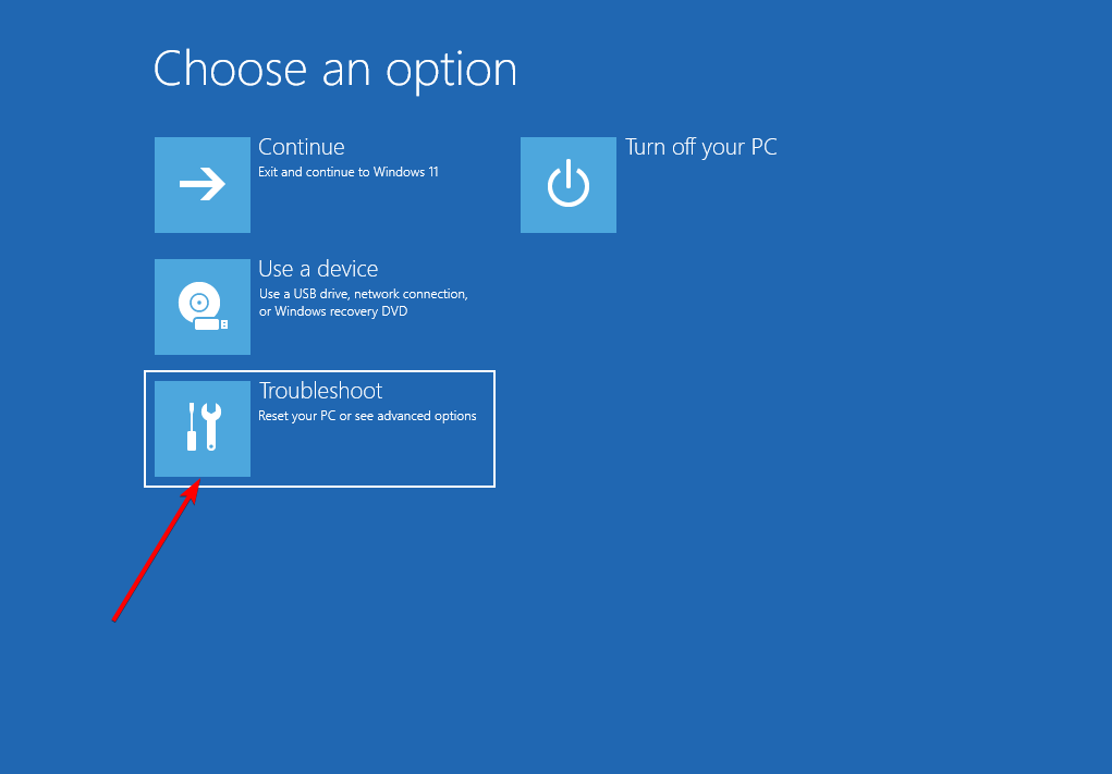 Solucionar problemas de excepción en archivos no válidos de Windows 11