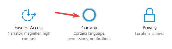 Deshabilitar el toque de tres dedos de Cortana