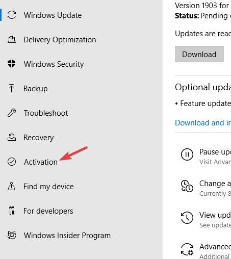 activar windows 10 con activación de clave de windows 7 o windows 8