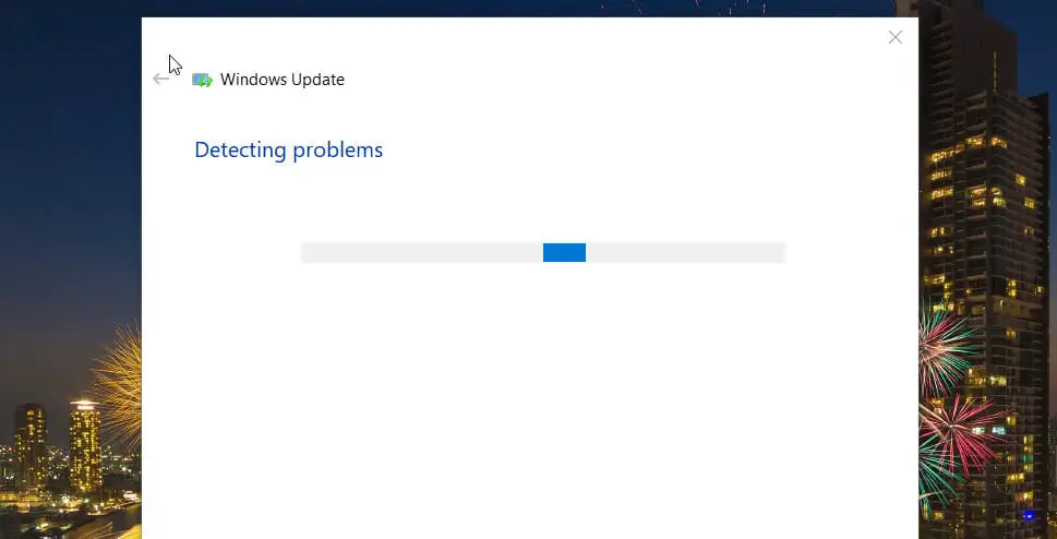 Ventana de actualización de Windows Faltan algunos archivos de actualización o tienen problemas