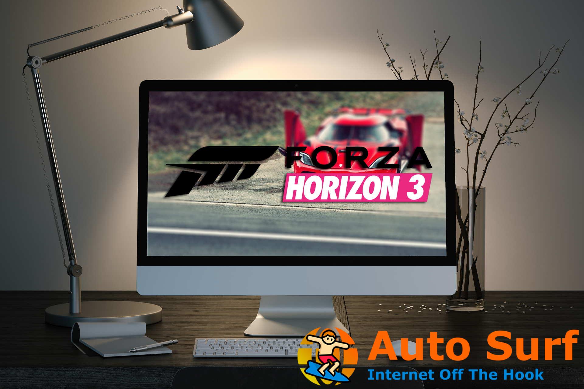 Forza Horizon 3 se bloquea en Windows 10