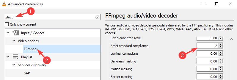 Configuración de ffmpeg sin audio después de la conversión de video vlc