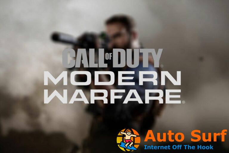 Cómo arreglar el retraso del mouse en Call of Duty: Modern Warfare