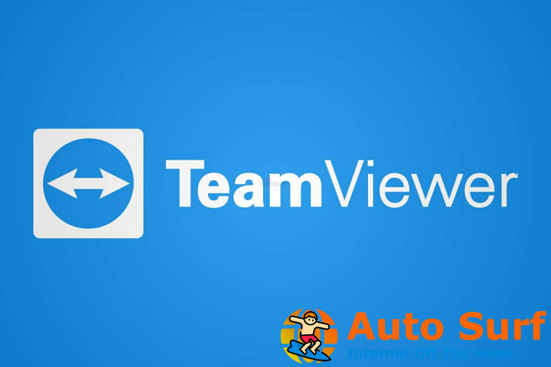 solucionar problemas de TeamViewer