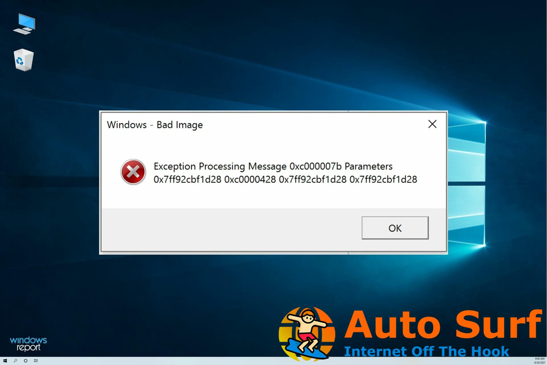Cómo reparar el error de imagen incorrecta de Windows