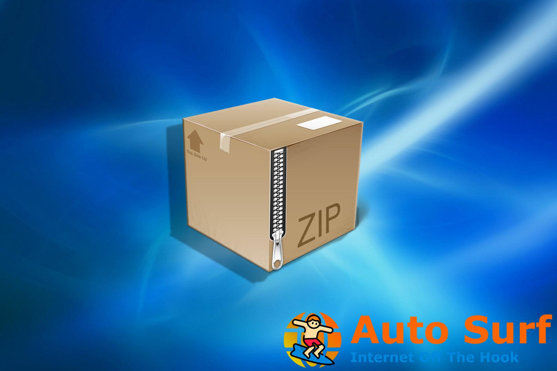 Arreglar el archivo ZIP no se abre