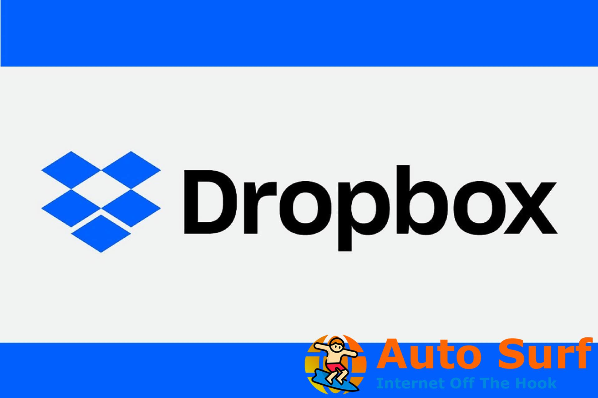REVISIÓN: Dropbox no se pudo desinstalar