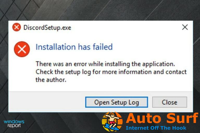 REVISIÓN: la instalación de Discord falló en Windows 10/11