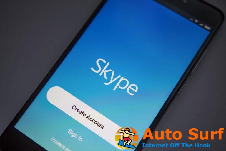 REVISIÓN: la cámara de Skype no funciona en Windows 10/11