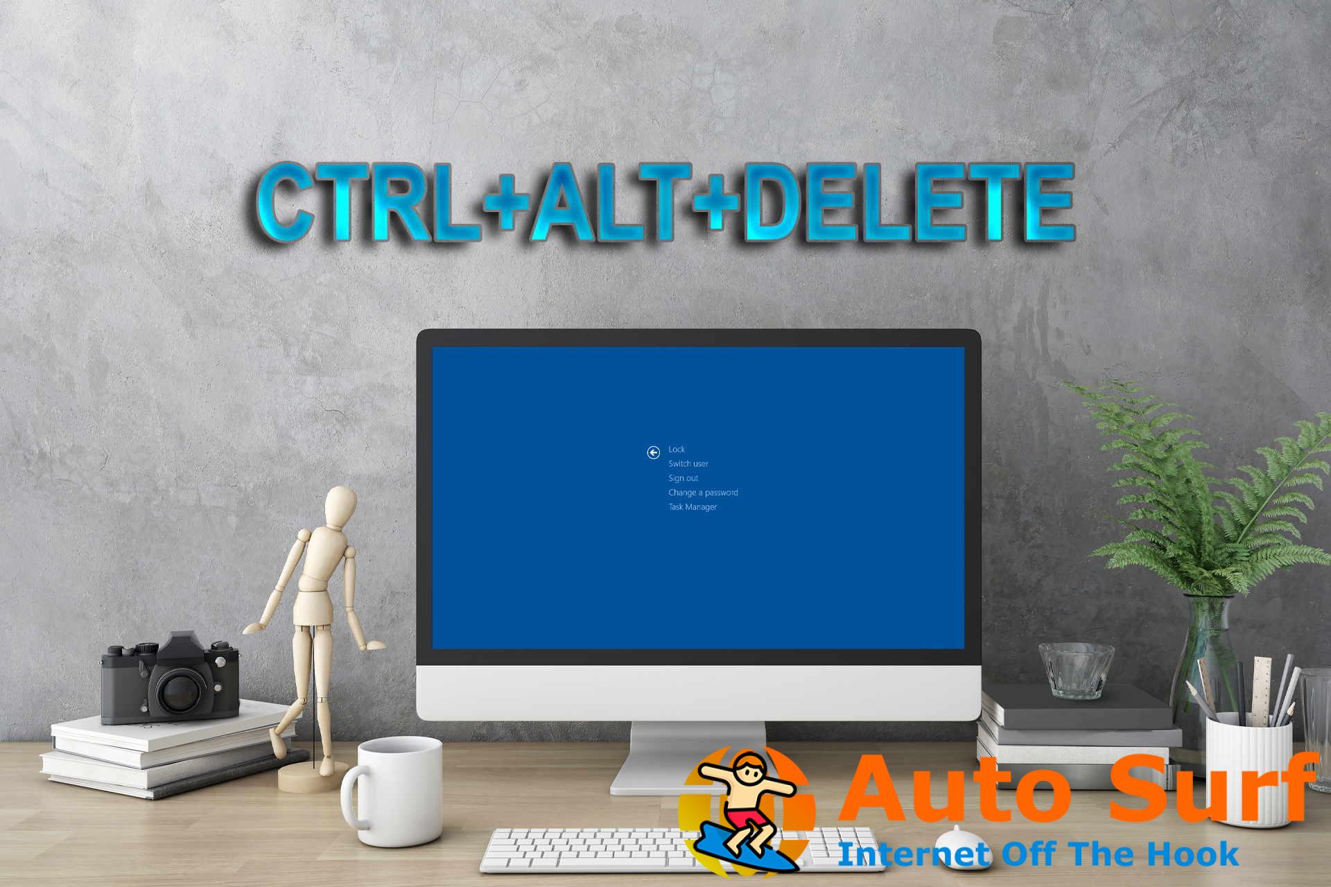 Arreglar la computadora atascada en CTRL+ALT+DELETE
