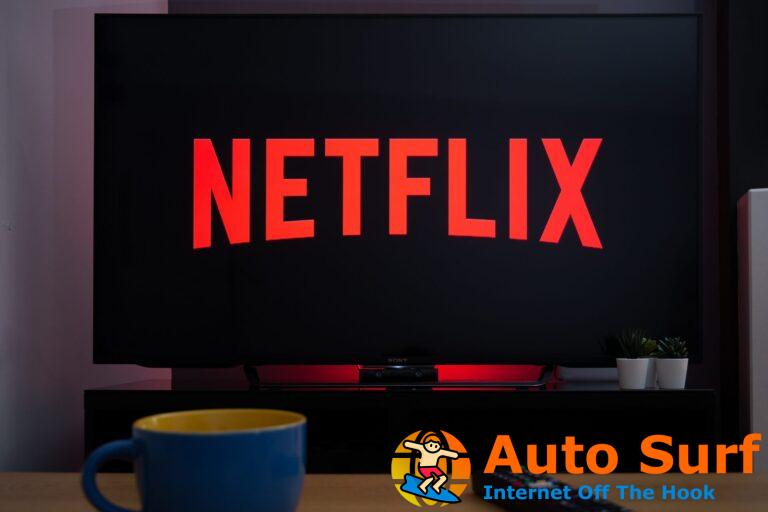 REVISIÓN: error de Netflix tvq-pm-100