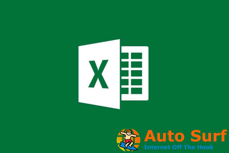 REVISIÓN: No se puede acceder, el archivo puede estar dañado en Excel