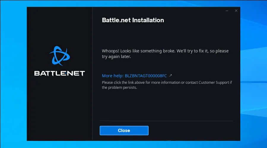 REVISIÓN: El iniciador de Battle.net no se abre en Windows 10 y 11