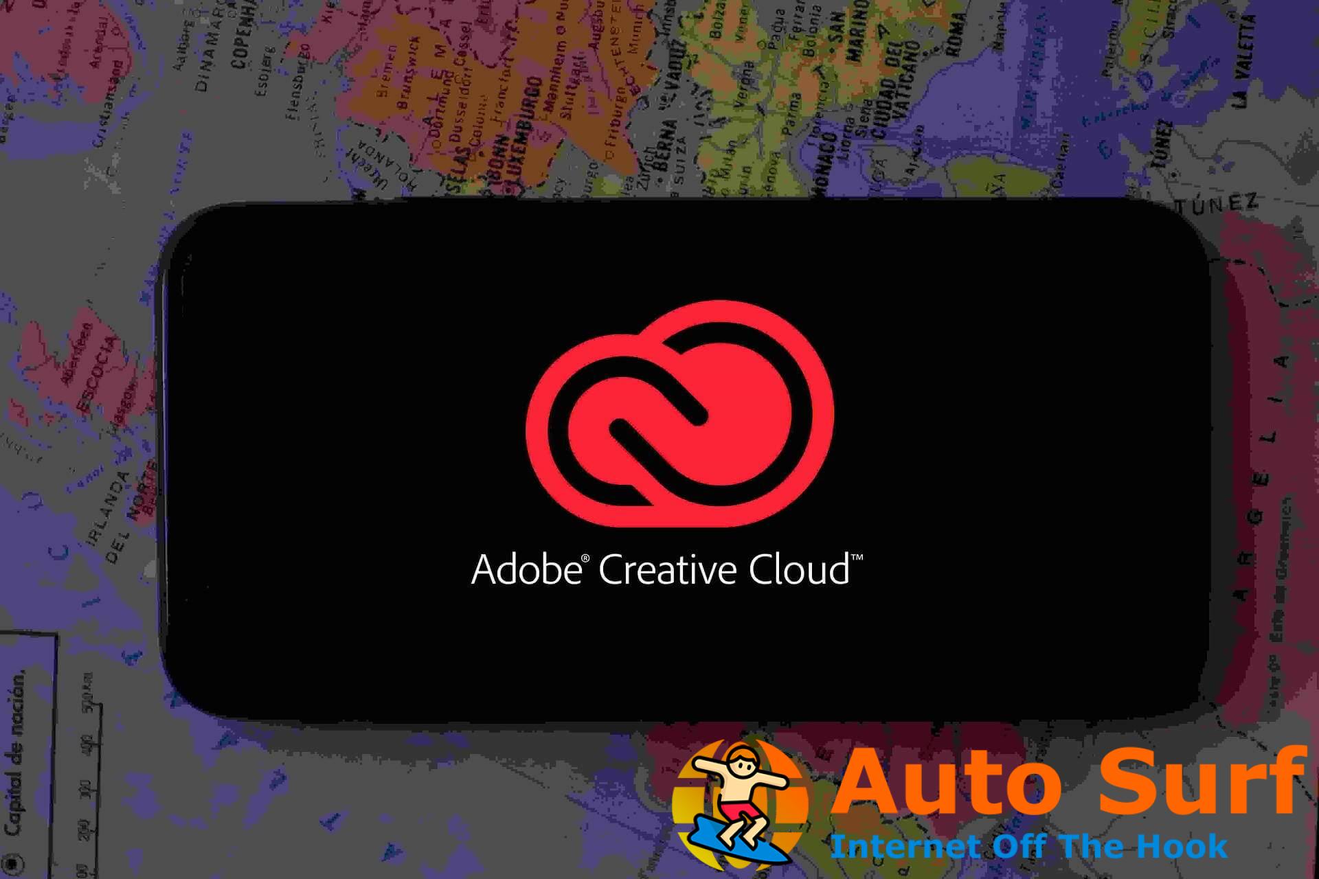 REVISIÓN: Problemas de Adobe Creative Cloud en Windows 10/11