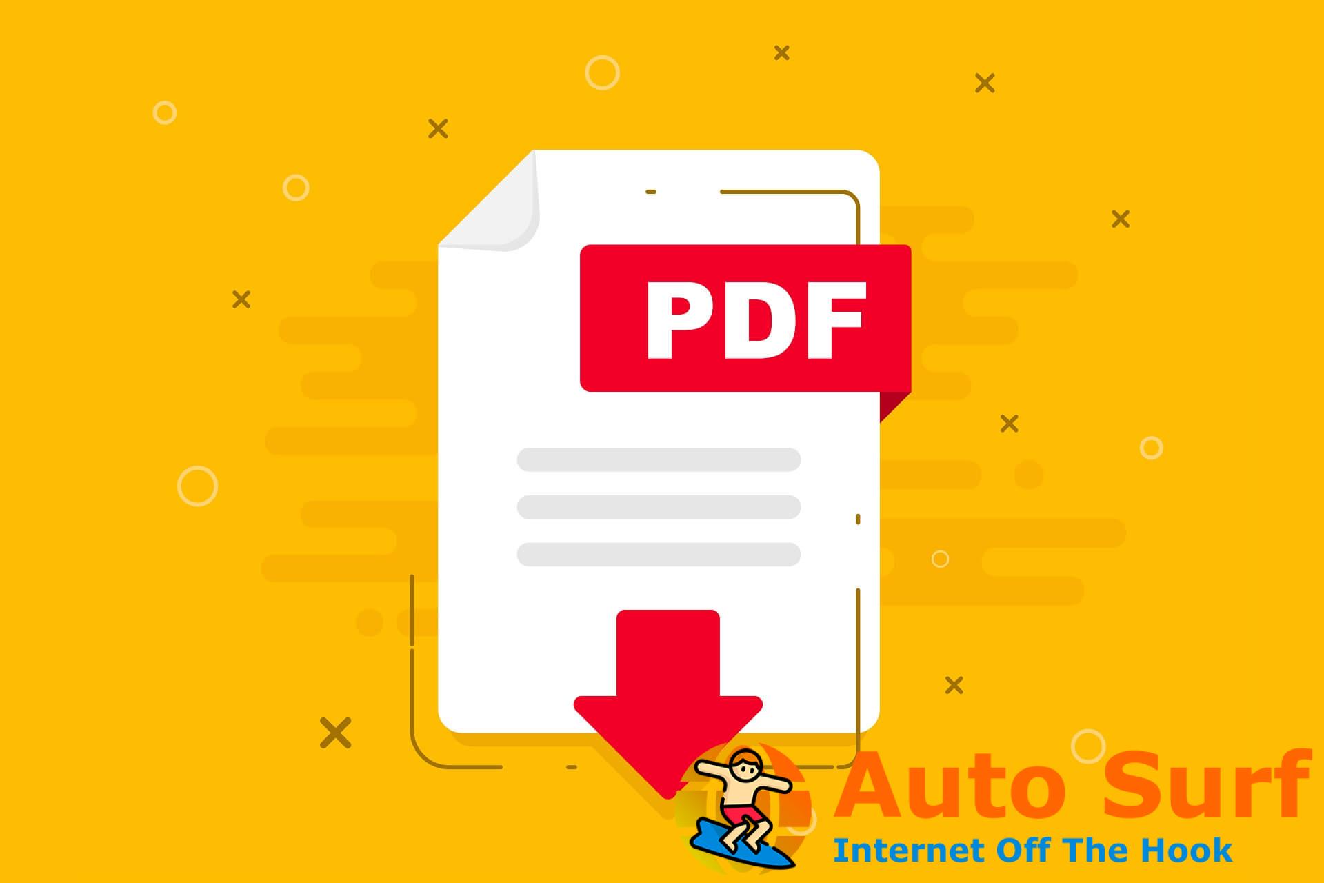 Los archivos PDF no se abren solución
