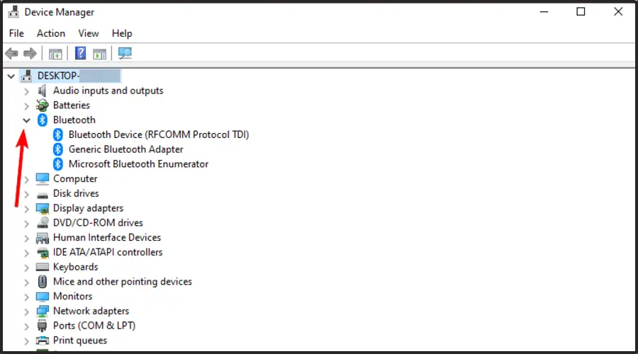 Arreglar Bluetooth que no detecta dispositivos en Windows 10 en 9 pasos