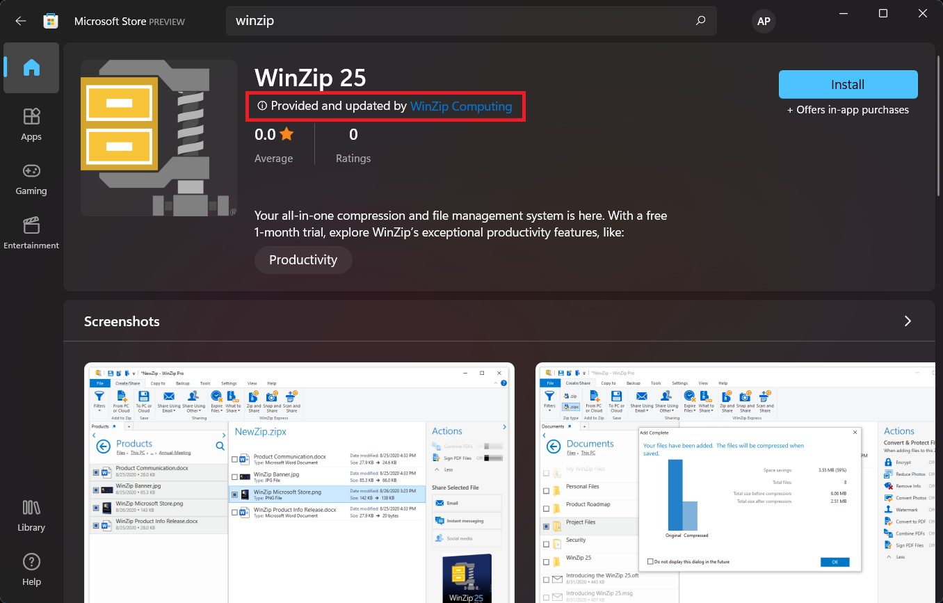 No puede actualizar las aplicaciones Win32 a través de la Tienda en Windows 11