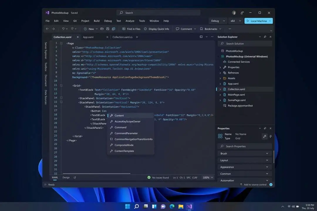 El escritorio de Github y Visual Studio podrían parecerse a Windows 11