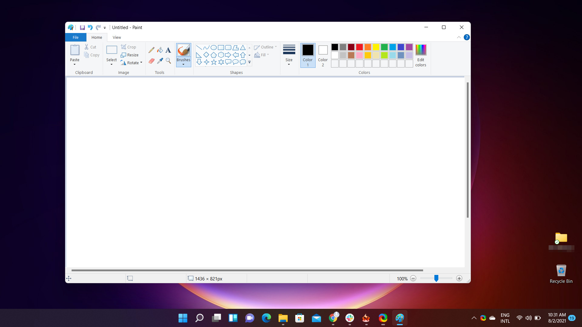 Paint obtiene el mismo diseño elegante de Windows 11