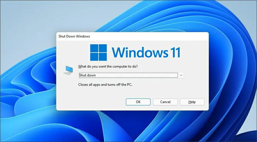 Cómo cerrar Windows 11 con un atajo de teclado
