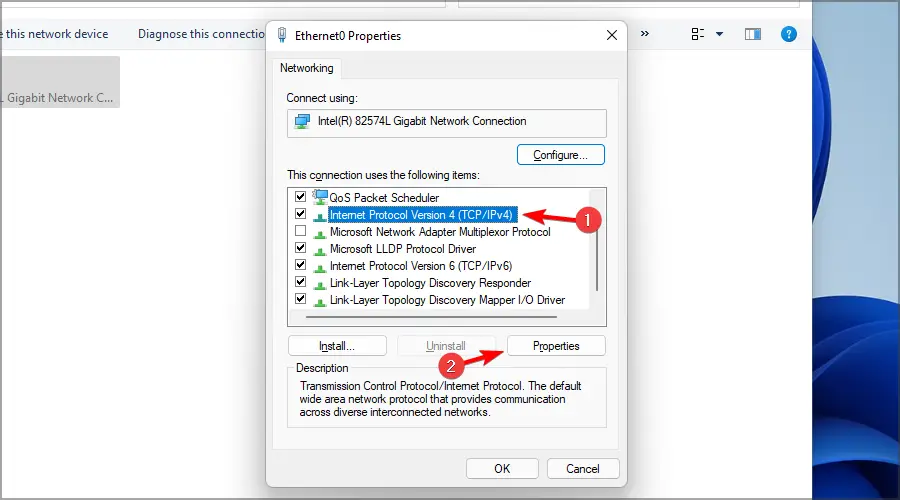 Cómo reparar el error del servidor DNS no disponible en Windows 11