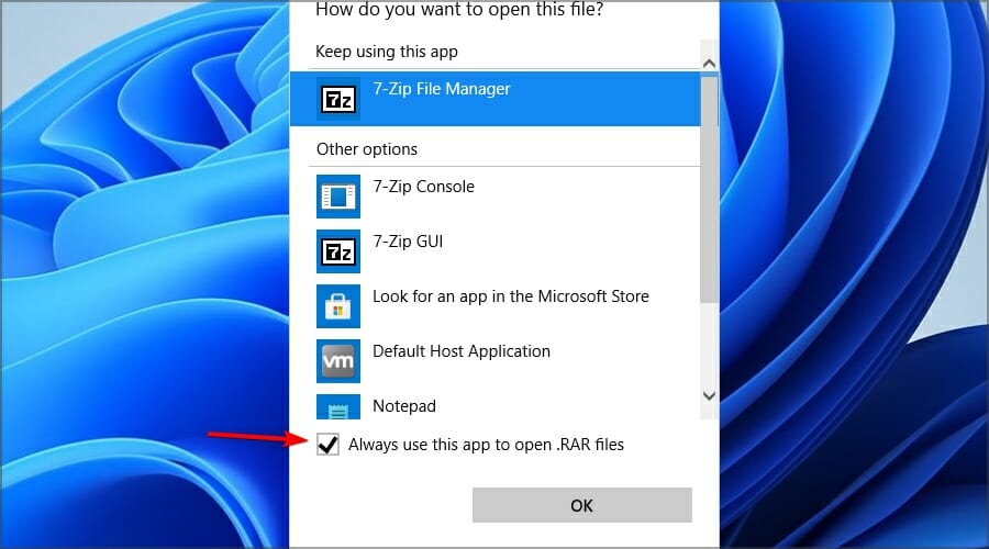 Cómo abrir archivos RAR en Windows 11
