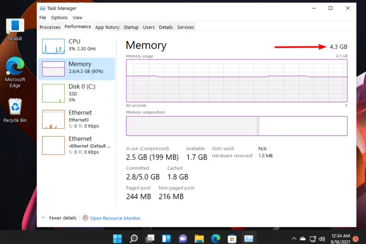 Cómo comprobar la memoria RAM en Windows 11