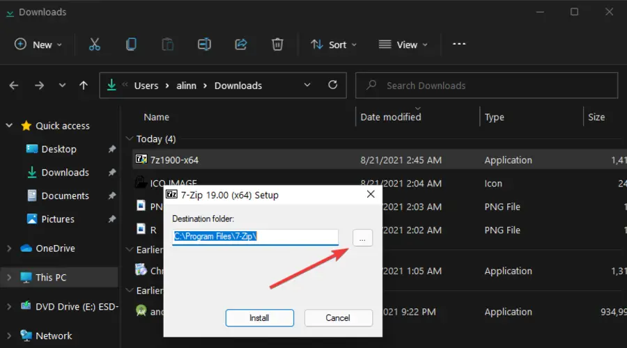 Cómo comprimir y extraer archivos de Windows 11 con 7-Zip