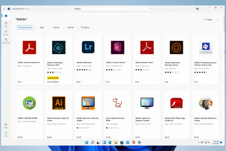 Microsoft Store obtiene Adobe Acrobat Reader en Windows 11