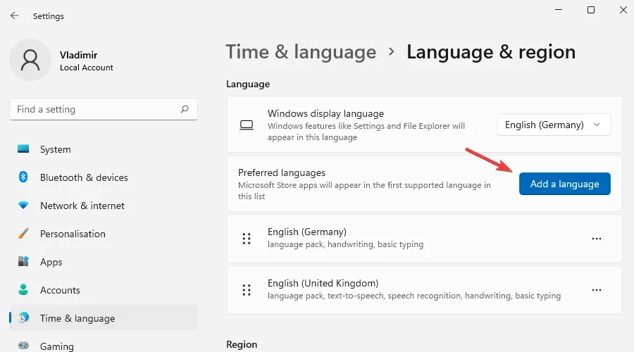 Cómo cambiar la configuración de idioma en Windows 11