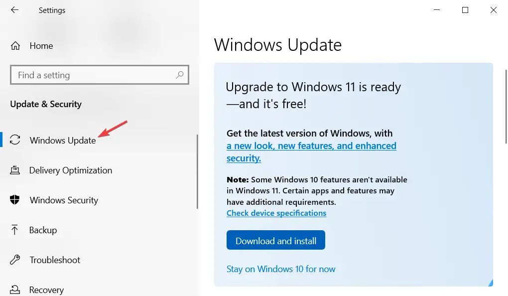 windows-update-w11 Las aplicaciones de Windows 10 se cierran cuando se minimizan