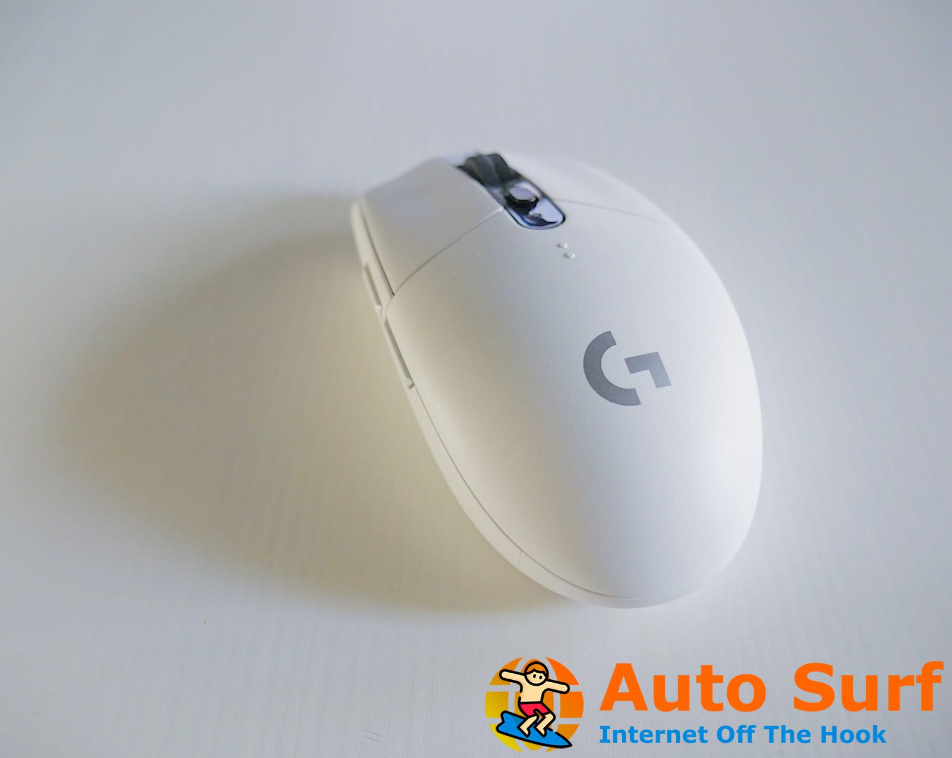 Solucione la tartamudez en el mouse Logitech G305