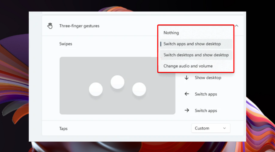 Cómo configurar los gestos del panel táctil en Windows 11