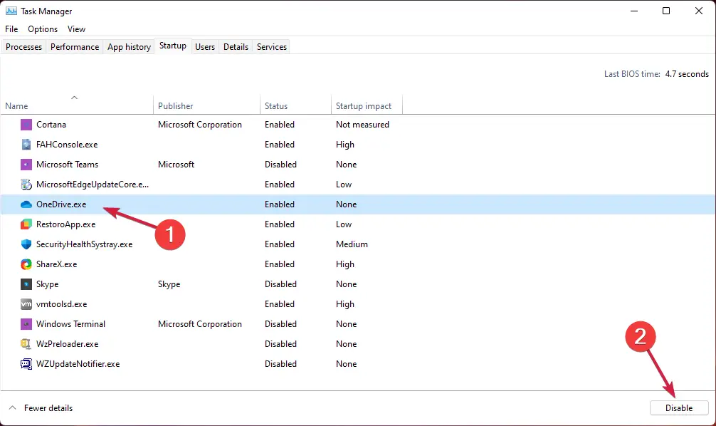 Cómo deshabilitar OneDrive en Windows 11 [Turn off / Uninstall]