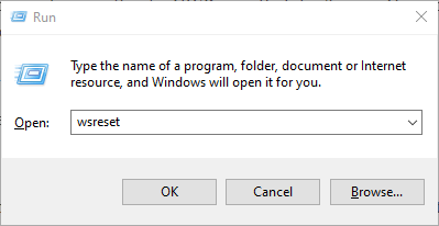 Comando wsreset Viber no abre Windows 10