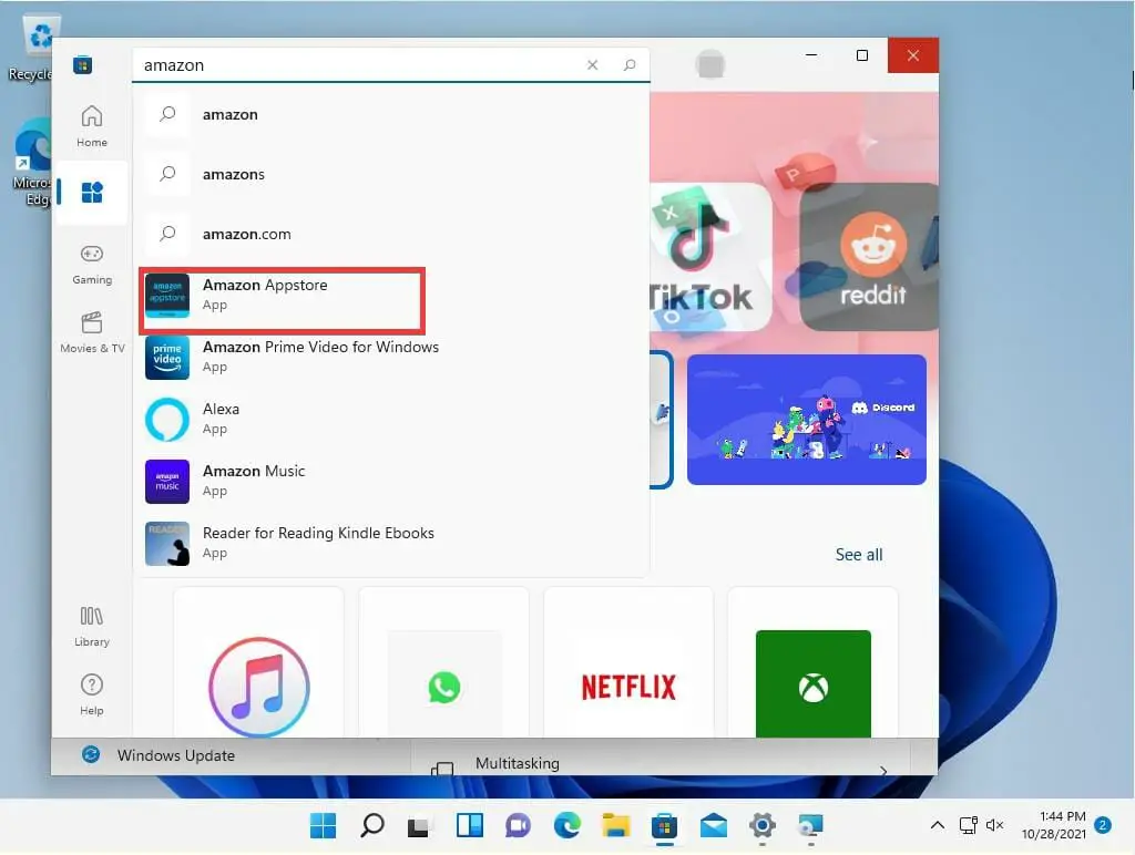 Cómo instalar juegos y aplicaciones de Android en Windows 11
