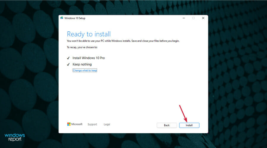 Cómo revertir de Windows 11 a Windows 10