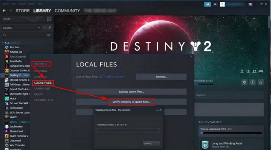 Destiny 2 no se actualiza en Steam: 7 formas rápidas de solucionarlo en 2022