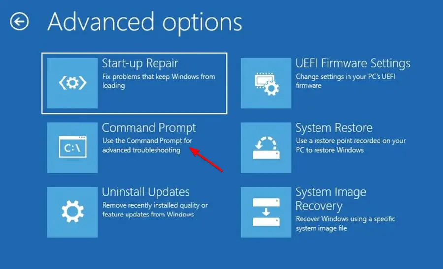 REVISIÓN: Atascado en el bucle de reparación automática en Windows 11