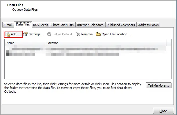 7 soluciones rápidas para Outlook 2010 no pueden abrir archivos PST