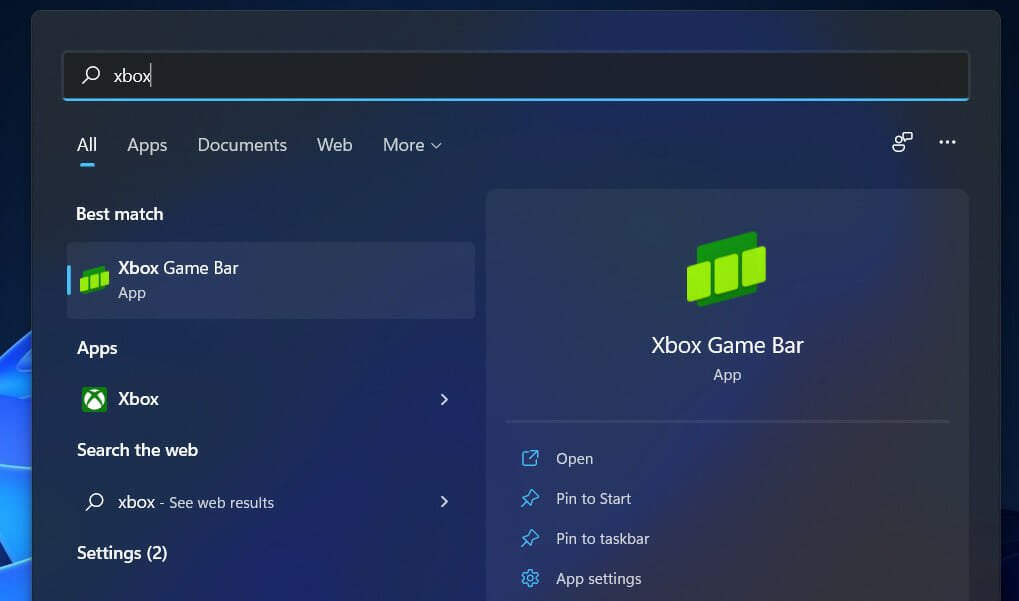xbox-game-bar-search desinstalar xbox game bar windows 11