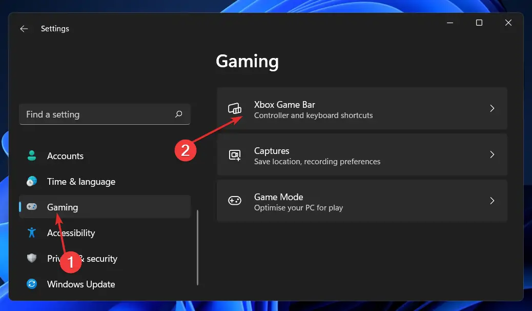 gaming-xboxgamebar desinstalar la barra de juegos xbox windows 11