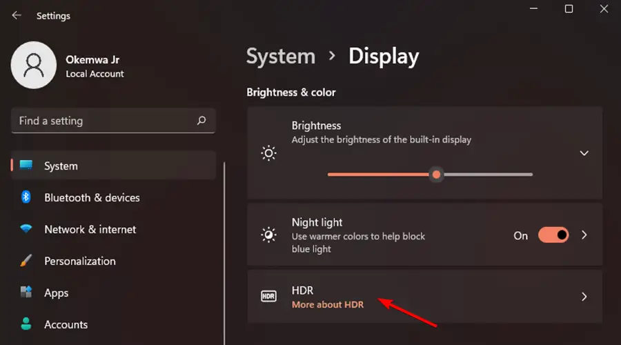 HDR automático no funciona en Windows 11? Prueba estas correcciones