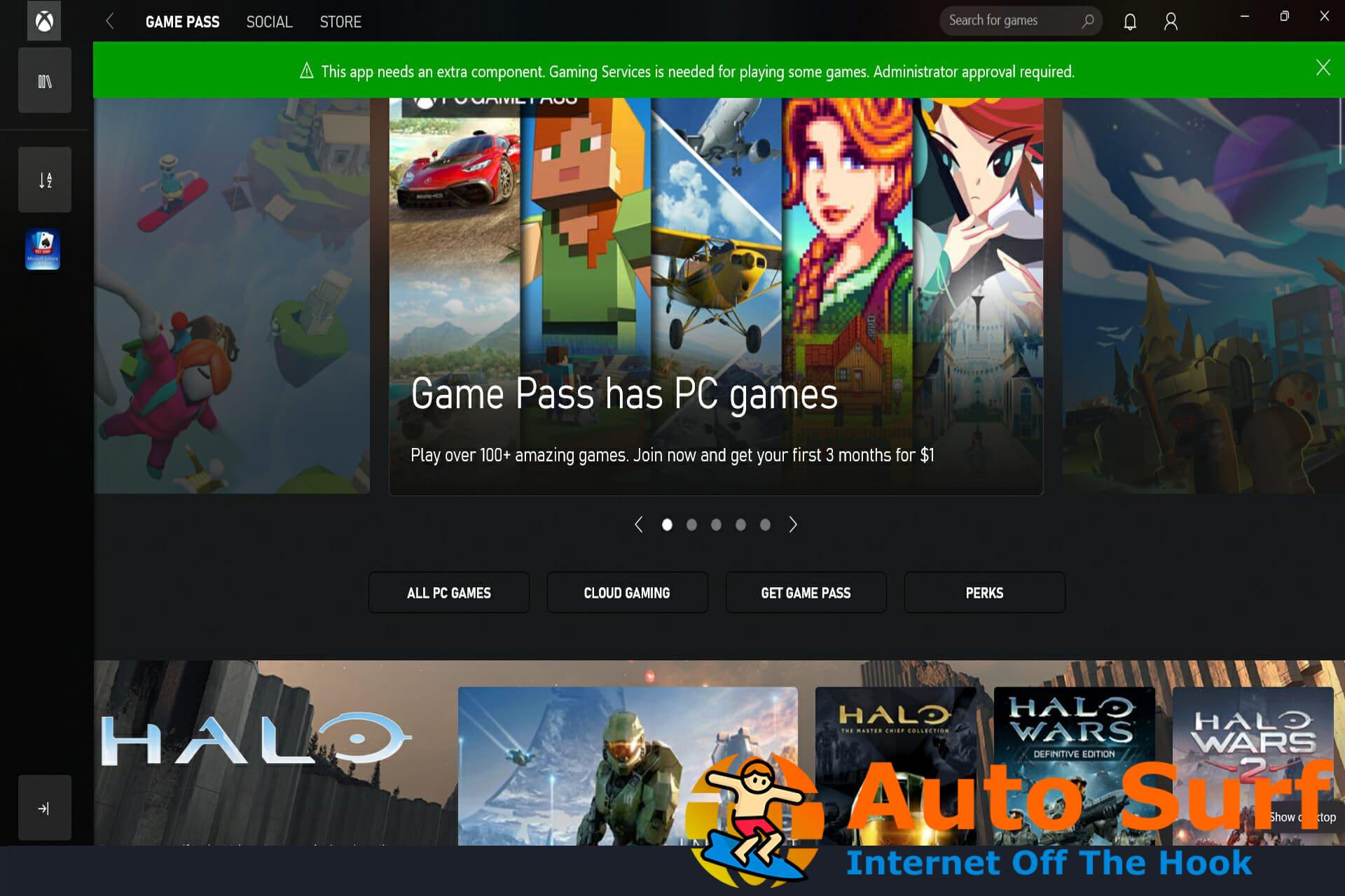 REVISIÓN: No se pueden descargar juegos de Xbox Game Pass en Windows 11