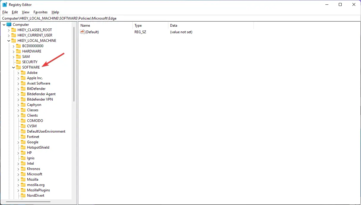 software de expansión del editor de registro de windows