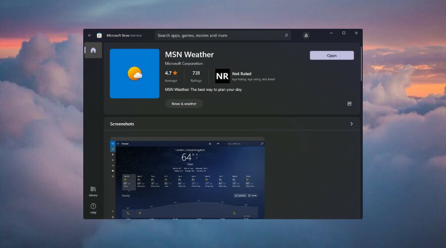 La aplicación MSN Weather para Windows 11 se ve mejor que nunca