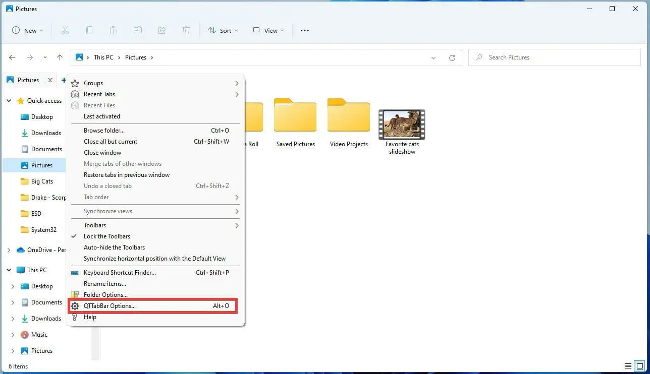 Cómo agregar QT TabBar al Explorador de archivos de Windows 11