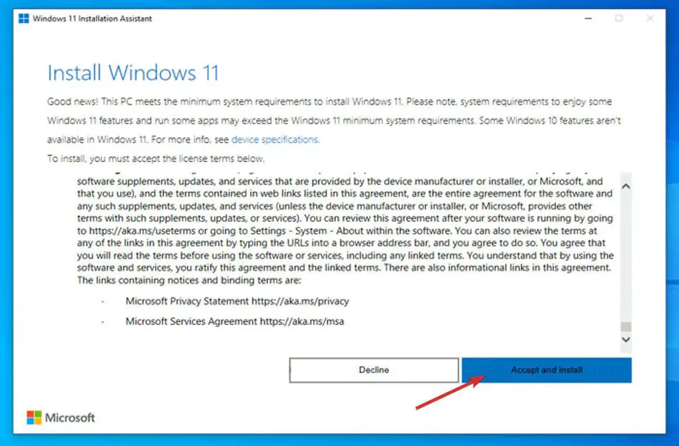 install-windows-11 herramienta asistente de actualización de windows 11