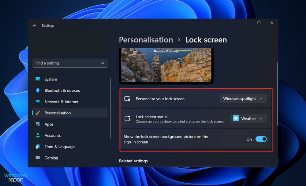 pers-mismo personalizar pantalla de bloqueo windows 11